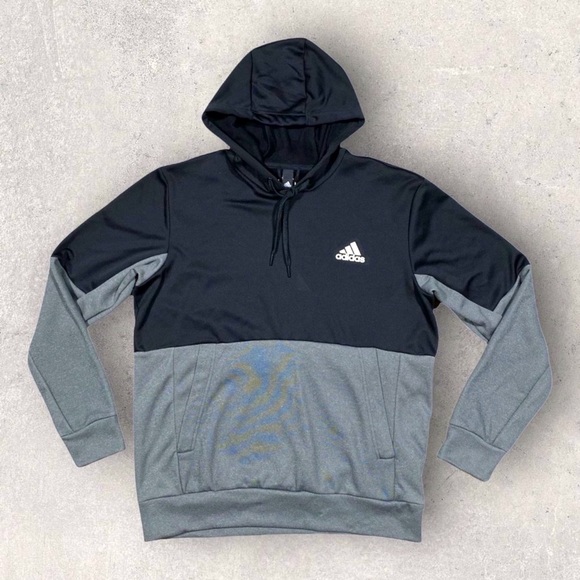 ADIDAS Aeroready Designed to Move Sport Motion Logo Hoodie Jacket - Picture 1 of 3